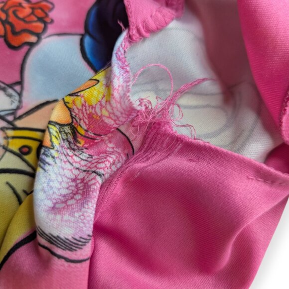 Disney Princess Pink Nightgown with Yellow Trim Girls Size Small - Picture 5 of 10